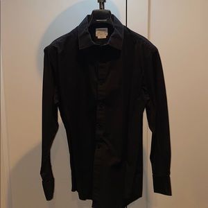 Brand New Black Slim Fit Button Down